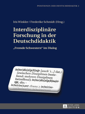 cover image of Interdisziplinaere Forschung in der Deutschdidaktik